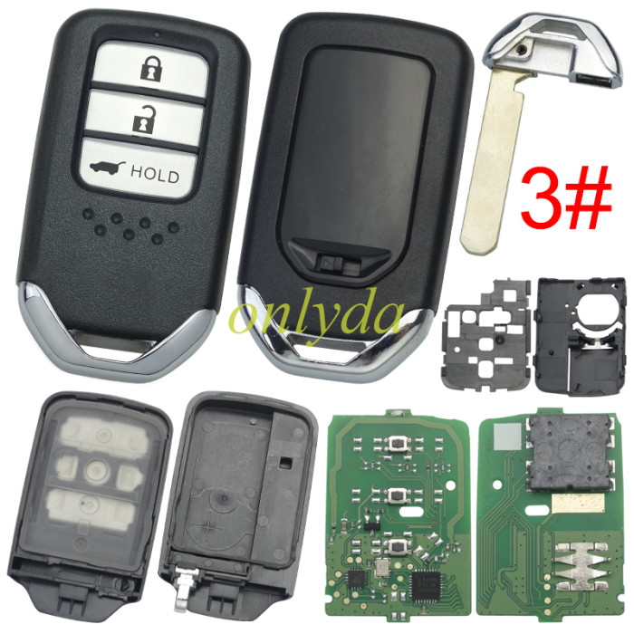 KYDZ Honda Type Universal Smart Remote – Keyless – ZN06
