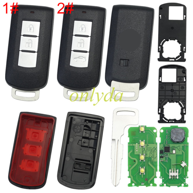 KYDZ Mitsubishi-Style Universal Smart Key ZN07