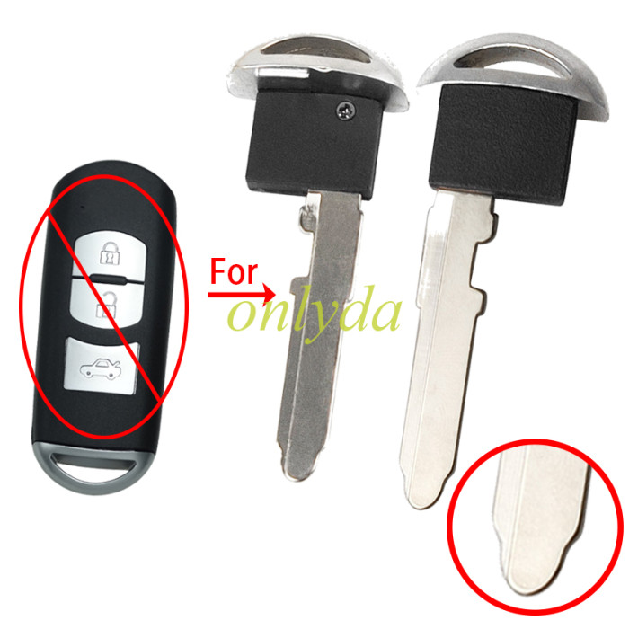 For Mazda emergency small key