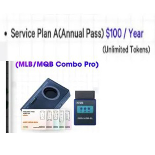[Annual Utoken subscription] service for KYDZ MLB/MQB 2-in-1 tool   USD100 per year=100Utoken unlimited token (Pls pay attention, UToken is only for the dapter usage licence, cannot do calculation such as MQB/MLB)  (If you want do date calculation, need pay extra cost for 200Account Points each time, 200points=8USD   SKU:KYDZ-SB06 )