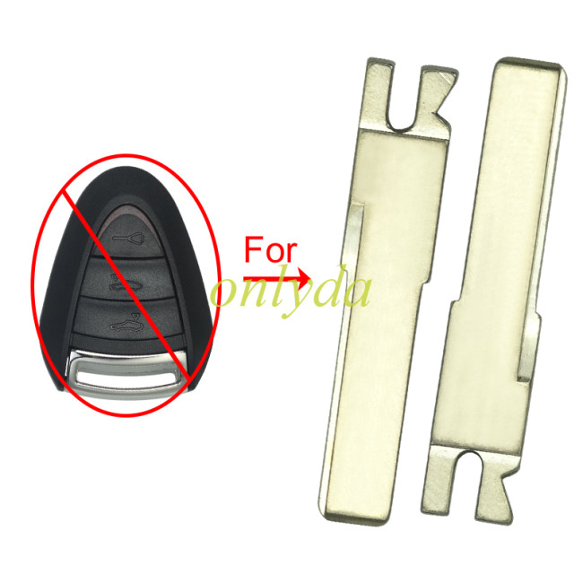 For Porsche emergency key blade 49mm