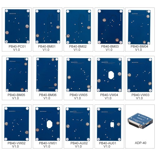 2026 Lonsdor Encrypted Solder-Free Adapter Kit 15pcs for BMW G/U Chassis BDC2/BDC3/BCP and VAG 5C 5D