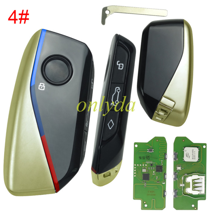 XHORSE XSBMU1EN BM Series Universal Smart Key PCB with Key Shell Complete Key Support the Full Range of BMW F/G Chassis