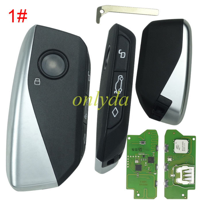 XHORSE XSBMU1EN BM Series Universal Smart Key PCB with Key Shell Complete Key Support the Full Range of BMW F/G Chassis