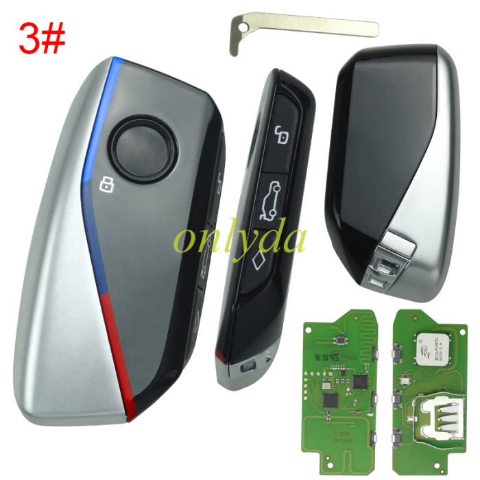 XHORSE XSBMU1EN BM Series Universal Smart Key PCB with Key Shell Complete Key Support the Full Range of BMW F/G Chassis