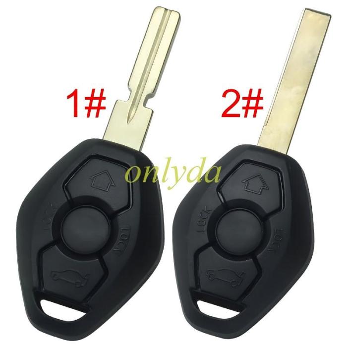 free shipping from HK,BMW 3button remote blank , pls choose the blade