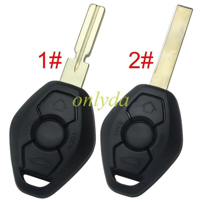 free shipping from HK,BMW 3button remote blank , pls choose the blade
