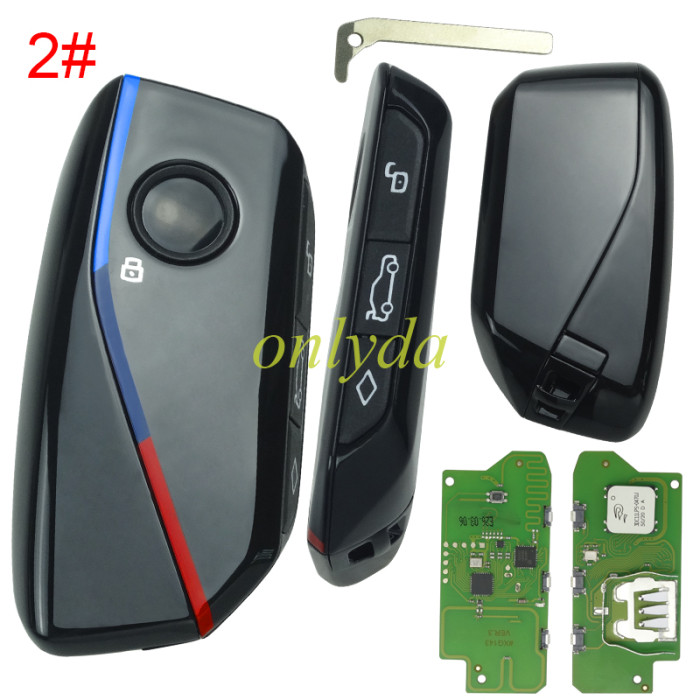 XHORSE XSBMU1EN BM Series Universal Smart Key PCB with Key Shell Complete Key Support the Full Range of BMW F/G Chassis