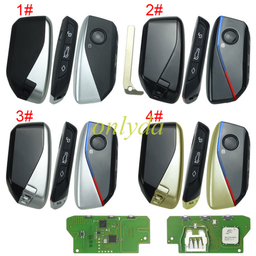 XHORSE XSBMU1EN BM Series Universal Smart Key PCB with Key Shell Complete Key Support the Full Range of BMW F/G Chassis
