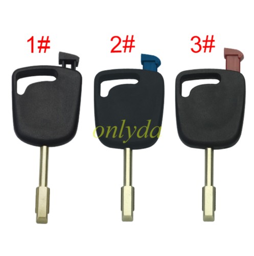 free shipping 10pcs/unit,Ford (Mondeo)  transponder Key blank （no logo),can put TPX long chip