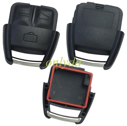 free shipping 10pcs/unit,Opel remote key blank  3 button without battery holder