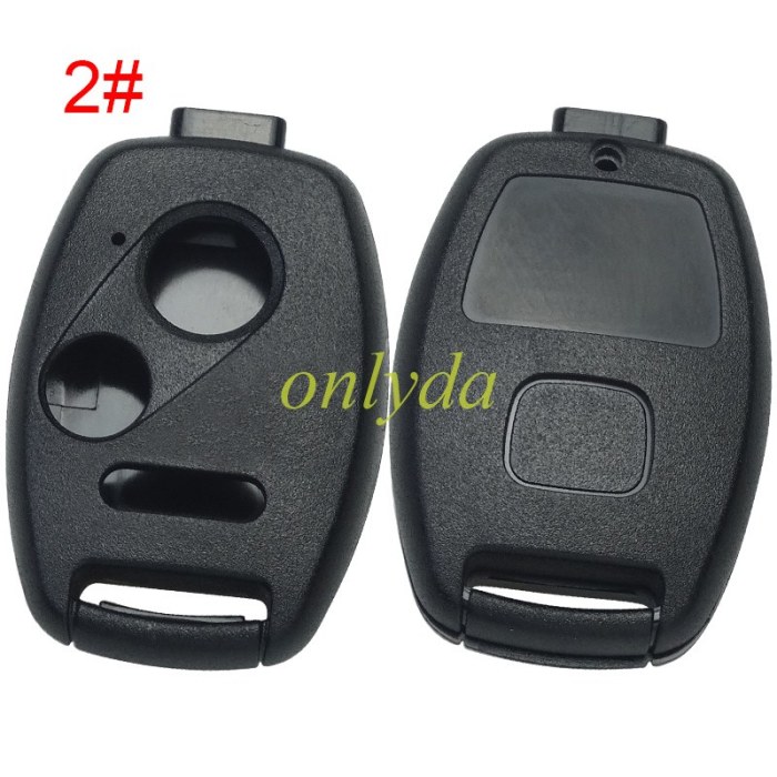 free shipping 10pcs/unit,Honda  button remote key blank with logo   (no chip slot place), pls choose button