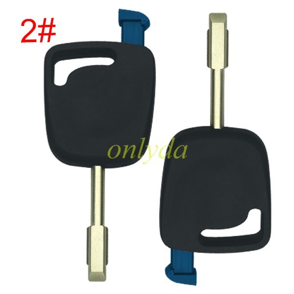 free shipping 10pcs/unit,Ford (Mondeo)  transponder Key blank （no logo),can put TPX long chip