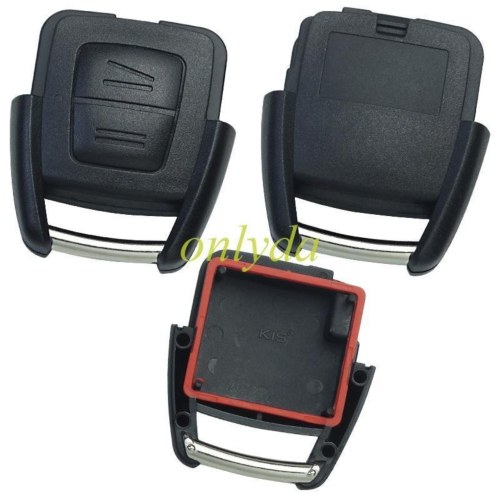free shipping 10pcs/unit,Opel remote key blank with 2 button, no battery clamp