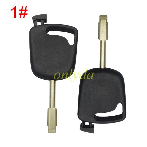free shipping 10pcs/unit,Ford (Mondeo)  transponder Key blank （no logo),can put TPX long chip
