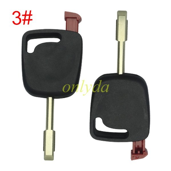free shipping 10pcs/unit,Ford (Mondeo)  transponder Key blank （no logo),can put TPX long chip