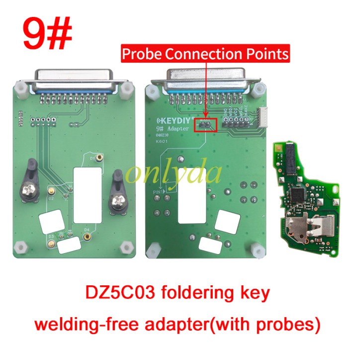 [Individual one piece] Keydiy WELDING-FREE ADAPTER It is mainly used for 5C/5D, BDC2, BDC3, Porsche 5D,Audi 5D It does not only support KD-X4,KD-MAX,but also support other devices