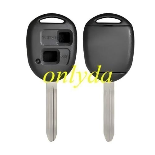 free shipping 10pcs/unit,Super Stronger itopkey shell  Toyota upgrade 2 button key shell with Toyota43-SH2 blade