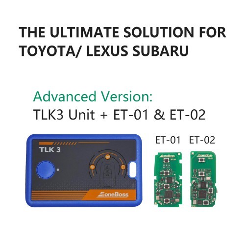 2026 EONEBOSS TLK3 Kit Advanced Version TLK3 Unit + ET-01 + ET-02 Ultimate Solution for Toyota/ for Lexus/ for Subaru