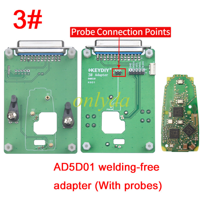 [Individual one piece] Keydiy WELDING-FREE ADAPTER It is mainly used for 5C/5D, BDC2, BDC3, Porsche 5D,Audi 5D It does not only support KD-X4,KD-MAX,but also support other devices