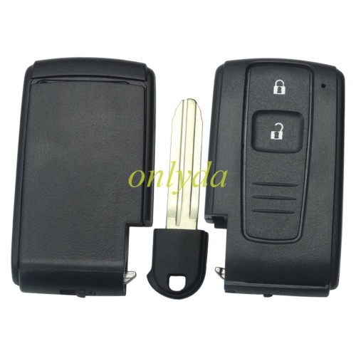 free shipping 10pcs/unit,Toyota Daihatsu 2 button remote key blank  with blade