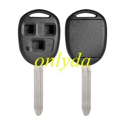 free shipping 10pcs/unit,Super Stronger itopkey shell  Toyota upgrade 3 button key shell with Toyota43-SH3 blade
