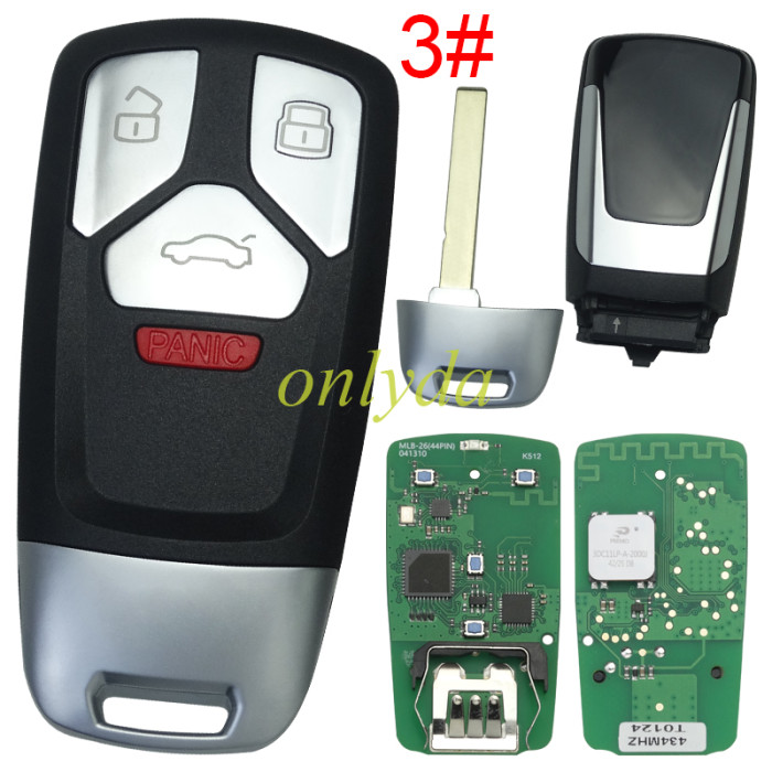 (OEM Solution) KEYDIY MLB26 434Mhz/315mhz MLB for Porsche Universal Smart Key , Works with Keydiy KD-MP, VVDI MLB Tool etc,pls choose button