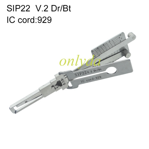 Fiat SIP22 Dr/Bt IC cord:929 2-in-1 Pick lock pick and decoder  together used for Fiat,Alfa Romeo,Maserati