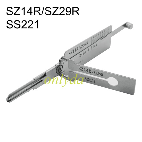 SZ14R/SZ29R SS221 2 in 1 pick for Suzuki motorcycle keys