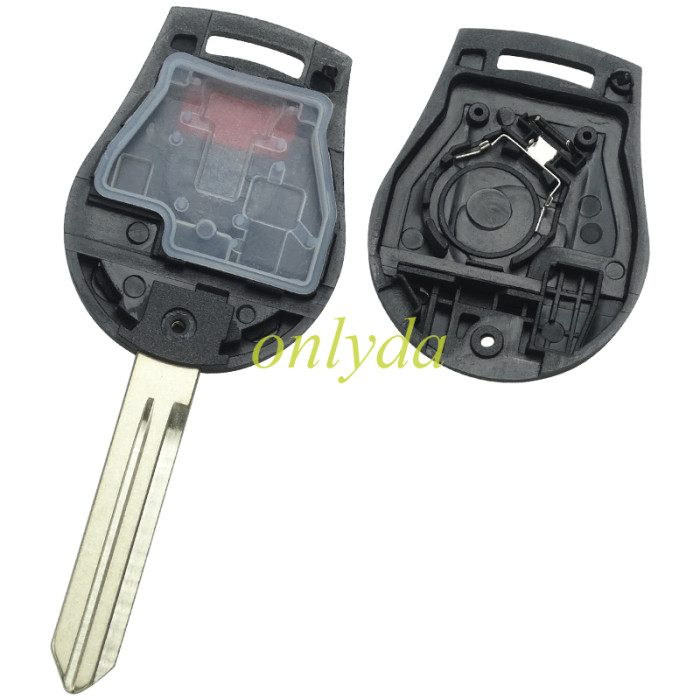 For Nissan  remote key blank with  original Nissan badge place, #3 and #4 with HOLD ， pls choose button model