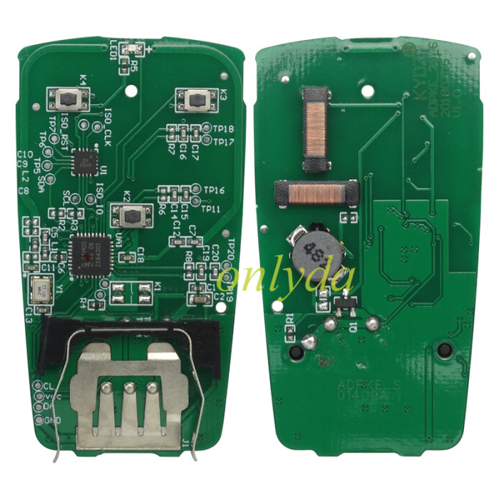 KYDZ Audi Type 3Btn Universal Smart Remote – Keyless – ZN12-XM