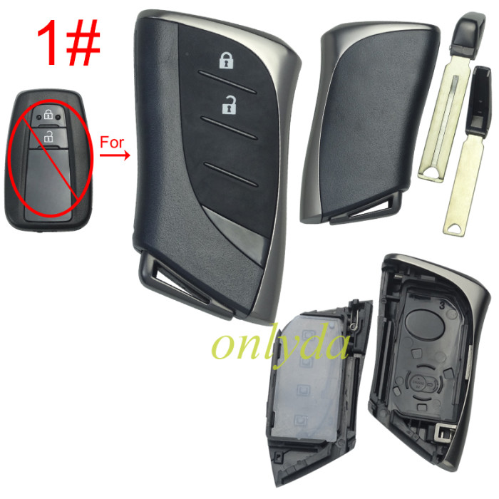 For Toyota modified key blank without logo ,  upgraded version of Toyota-B81Ano, please choose the button model