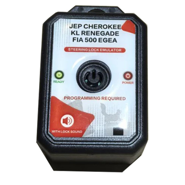 For Jeep Cherokee KL Renegade Fiat 500 Egea Steering Lock Emulator with Lock Sound