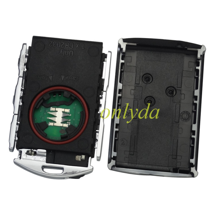 Genuine For Volvo smart card 3+1 button 433.92 Mhz chip :8A(Tiris DST AES ) CMIITID :2015DJ3461 IC:4008C-HUF8423 FCC ID YGOHUF8423 Made in Portugal 2pcs remote key+ 1pc Bluetooth card /set