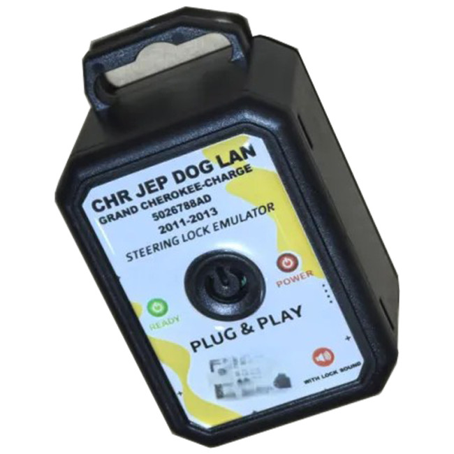 For Jeep Grand Cherokee 2011-2013 Steering Lock Emulator Plug & Play with Lock Sound (Part No. 5026788AD)