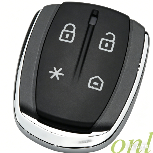 Brazil 4 button remote key with badge