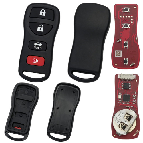 XKNI20EN XHORSE  for Nissan Models (4 Buttons) Second Generation Universal Wired Remote Key