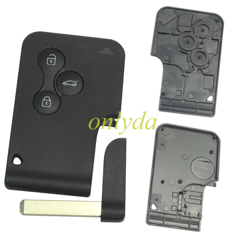 For  Renault  Megane 3 button  key blank & blade -without badge