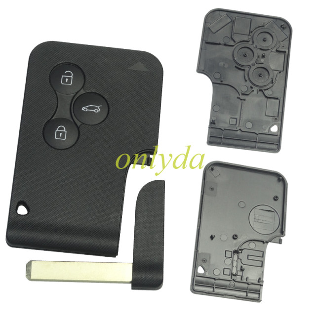 For  Renault  Megane 3 button  key blank & blade -without badge