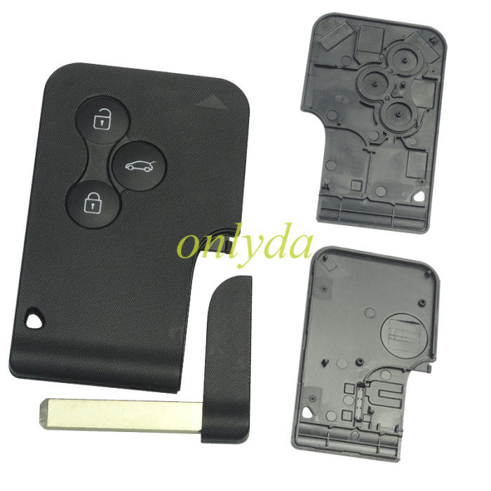 For  Renault  Megane 3 button  key blank & blade -without badge