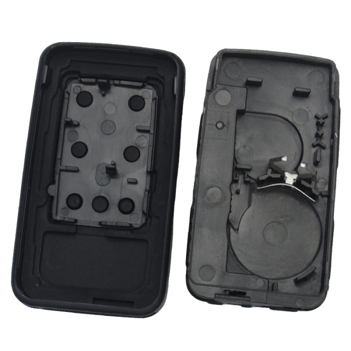 For Volvo 5+1 button remote key shell with key blade without badge