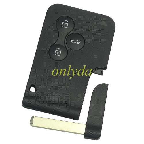 For  Renault  Megane 3 button  key blank & blade -without badge