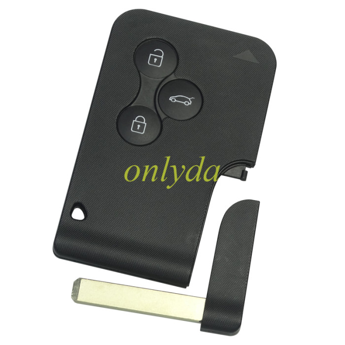 For  Renault  Megane 3 button  key blank & blade -without badge