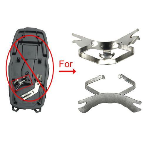 For Car key battery clamp remote key blank 6#