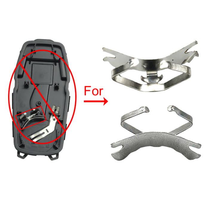 For Car key battery clamp remote key blank 6#