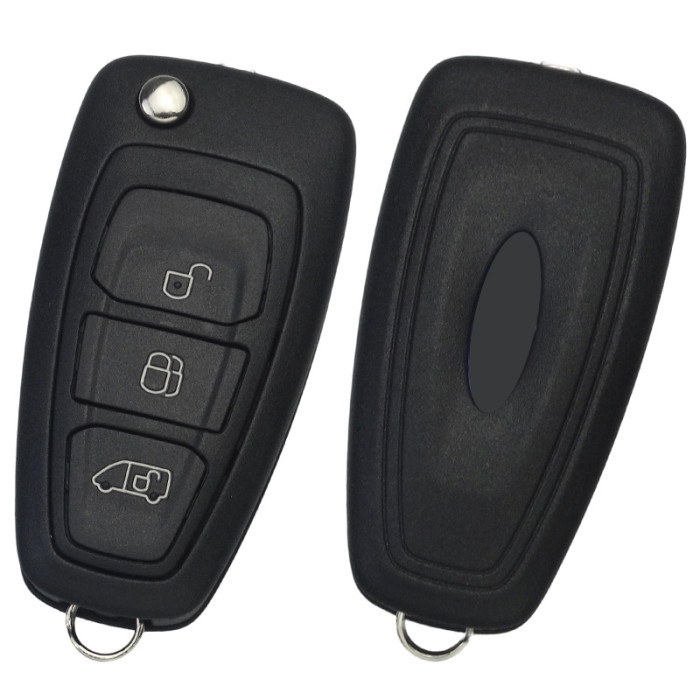 original Ford 3 button remote key with 433.92MHZ FSK model  with electronic 4D63 chip BK2T15K601-AA/AB/AC  A2C53435329 with rechargeable battery