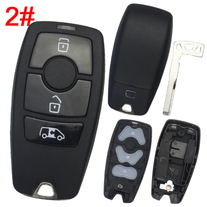 For Benz 2/3button key shell without badge ,pls choose button