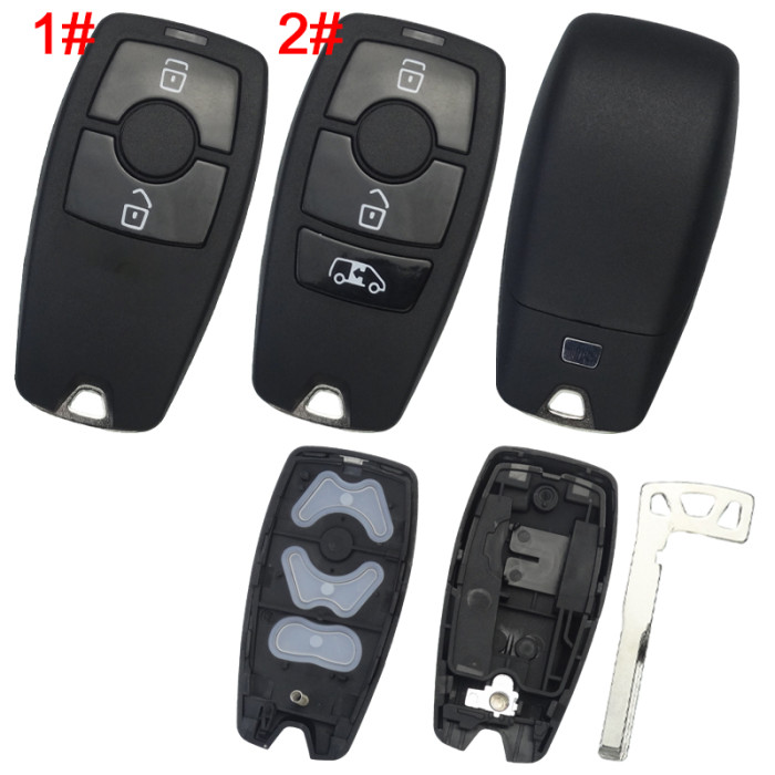 For Benz 2/3button key shell without badge ,pls choose button
