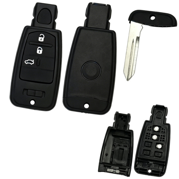 For Fiat 3 button remote key blank