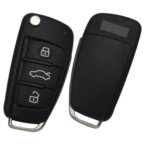 Original Audi Q3 / A1 3 button remote key with ID48 TP25 chip 434mhz  8X0837220D 2012-2015   Audi A1  2012-2016   Audi Q3  2010-2018 S1 /TT/R8 8X0 837 220D  434mhz  without blade,